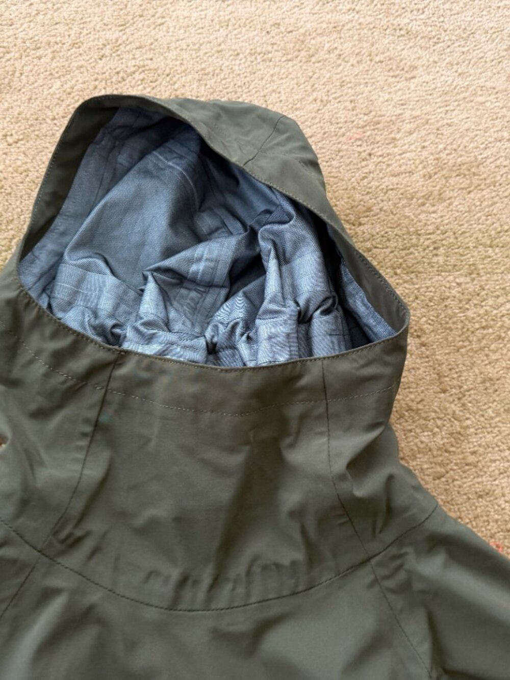 3L Waterproof Packable Rain Poncho, Men's Size S/M - Picture 5 of 6
